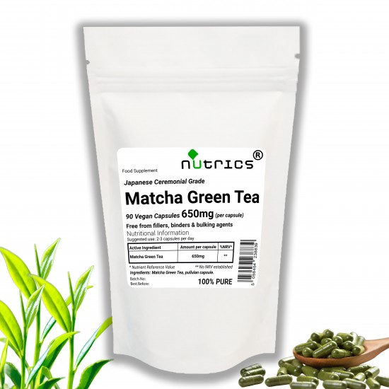 Matcha Green Tea 650mg V Capsules