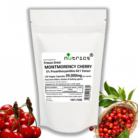 Montmorency Cherry Extract 39,000mg  V Capsules