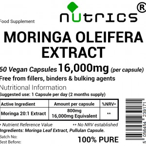 Moringa Oleifera Extract 16,000mg V Capsules