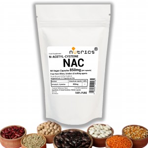 NAC N ACETYL CYSTEINE 850mg V Capsules 