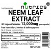 Neem Leaf Extract 12,000mg V Capsules