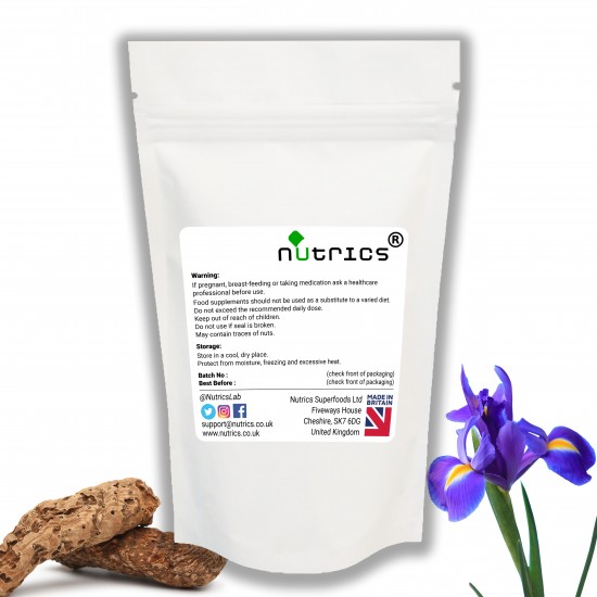 Orris Root 30:1 Extract 21000mg Vegan Capsules