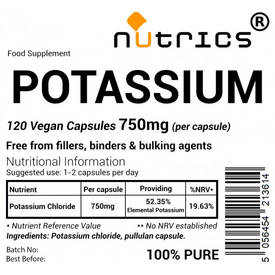 Potassium Chloride 750mg V Capsules