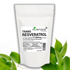 Resveratrol Extract 50% Trans Resveratrol  27000mg V Capsules 