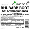 Rhubarb Root Extract  12000mg  Vegan Capsules 