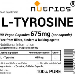 L-Tyrosine 675mg V Capsules