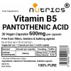 Vitamin B5 Pantothenic Acid Vegan 600mg Capsules
