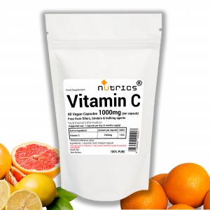 VITAMIN C 1000mg Vegan Capsules Immune Boost