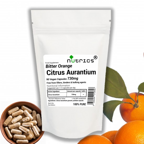 Citrus Aurantium (Bitter Orange) 730mg V Capsules