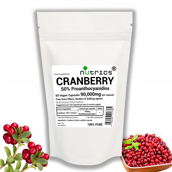 Cranberry Extract  90,000mg V Capsules