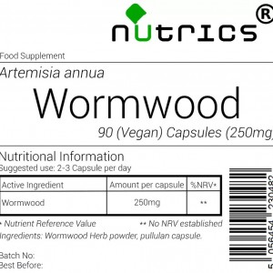 Wormwood (Artemisia annua) 250mg capsules