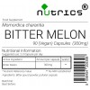BITTER MELON BITTER GOURD 300mg x 90 Vegan Capsules 100% Pure 