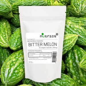 BITTER MELON BITTER GOURD 300mg x 90 Vegan Capsules 100% Pure 