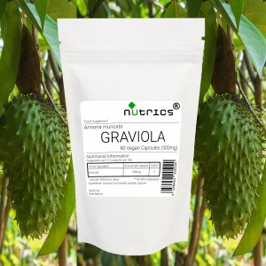 Graviola Fruit 500mg x 90 Vegan Capsules 100% Pure Soursops
