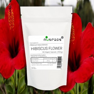 Hibiscus Flower 250mg x 90 Vegan Capsules 100% pure rosa sinensis