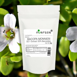 Bacopa Monnieri (Brahmi) 50:1 Extract Vegan Powder 50% Bacosides