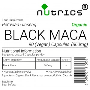 Black Maca (Organic) 860mg V Capsules