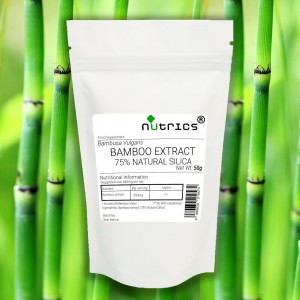 Bamboo Extract Bambusa Vulgaris Vegan Powder 75% Natural Silica