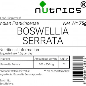 Boswellia Serrata Indian Frankinsence Vegan Powder   