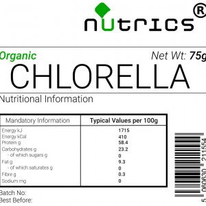 Chlorella Vegan Powder Superfood (Organic)