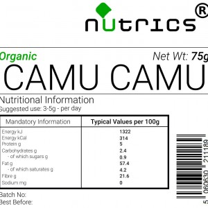 Camu Camu Vegan Powder Peruvian Superfood (Organic)