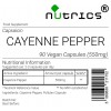 Cayenne Pepper (Capsaicin) 550mg V Capsules