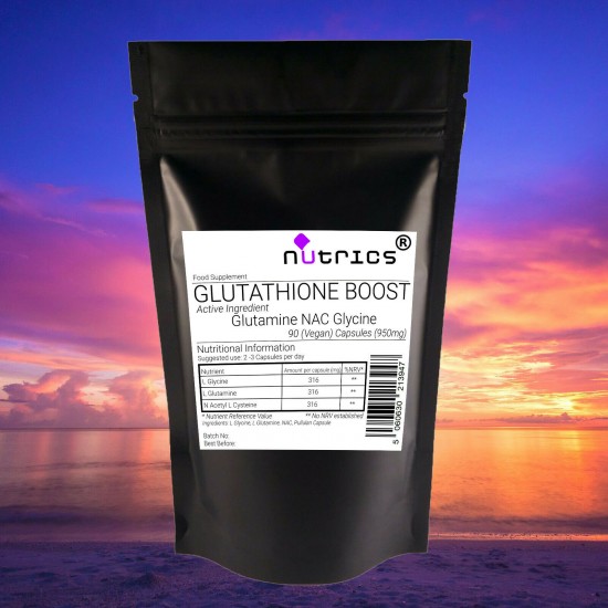 Glutathione Boost NAC Glutamine Glycine 950mg V Capsules    