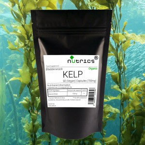 Kelp (Organic) Seaweed Bladderwrack 700mg V Capsules