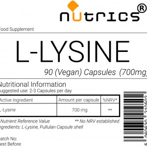 L-Lysine 700mg V Capsules