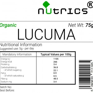 Lucuma Fruit Vegan Powder Superfood (Organic)