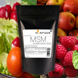 Sulfur MSM Methylsulfonylmethane (Organic) 850mg Vegan Capsules
