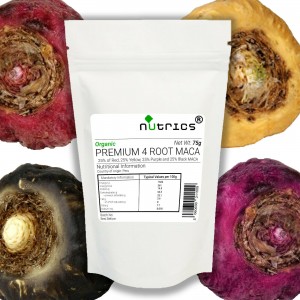 Premium 4 Root Maca Black Red Purple Yellow Maca Vegan Powder (Organic)