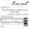 Mucuna Pruriens (Velvet Bean) Extract 19,500mg V Capsules