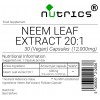 Neem Leaf Extract 12,000mg V Capsules