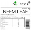 Neem Leaf  Vegan Powder Superfood (Organic)