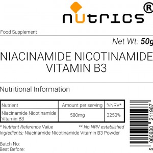 Niacinamide Nicotinaminde Vitamin B3 V Powder (Non flush)      