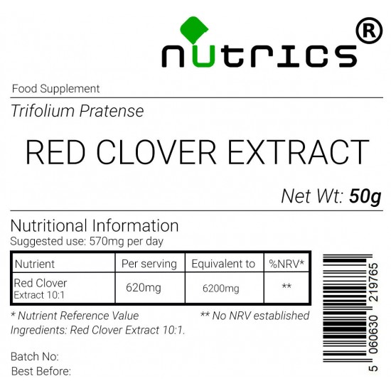 Red Clover 10:1 Extract Vegan Powder