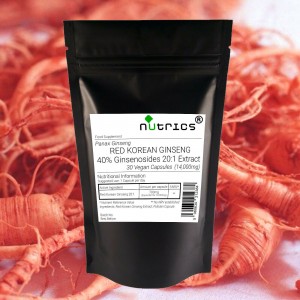 Red Korean Ginseng  Extract 14,000mg V Capsules