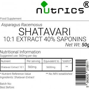 Shatavari Extract 5:1 Extract Vegan Powder