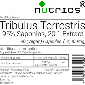 Tribulus Terrestris Extract 14000mg V Capsules (Wholesale Bulk Buy)