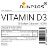 Vitamin D3 1000iu Softgels