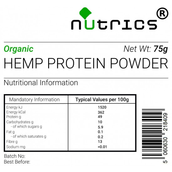 Hemp Protein Powder (Organic)