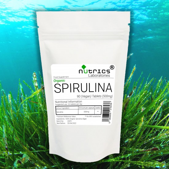 Spirulina 500mg (Organic) Tablets